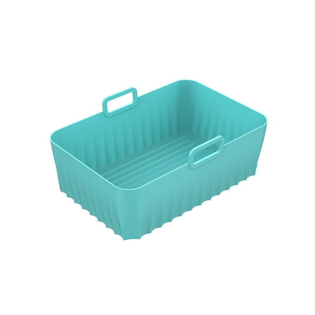 Antqov Baking Tray Fryer Baking Tray Rectangular Double Joint Special Fryer Pad 8.5-inch, Home Accessories