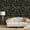 Black 3, variant on Abyssaly 17.3" x 393" Floral Peel & Stick Wallpaper Black Vinyl Wallpaper Contact Paper