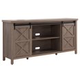 thumbnail image 1 of Henn&Hart 68" Antiqued Gray Oak TV Stand, 1 of 3