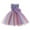 Purple, variant on WOYY Girls Rainbow Colorful Birthday Wedding Party Princess Dress Pageant Gown, Sizes 1-9