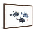 thumbnail image 2 of "Small Trigger Fish" Framed Painting Print, 2 of 5
