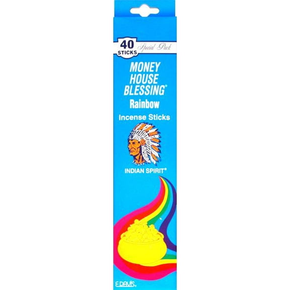 Money House Incense Rainbow Asst