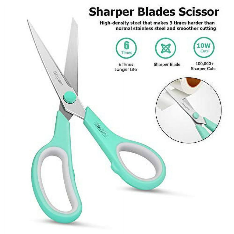 Scissors Bulk Set of 25-Pack, 8 Multipurpose Sharp Sewing Craft Fabric  Scissor