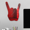 Red, variant on ROCK ON SILHOUETTE