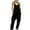 Black, variant on Women's Loose Overalls with Large Pockets Maternity Bib Overalls Body Suit Tops for Women Hang Neck Net Yarn Splicing Wide Leg Jumpsuit Long Sleeve Body Women Body Suit Linen Blend Jumpsuit