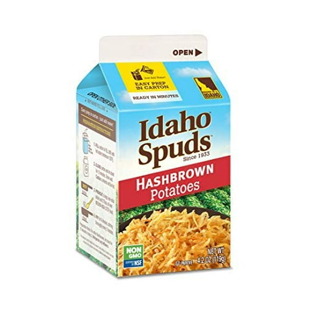 Idaho Spuds Hashbrown Potatoes, Made From 100 Potatoes No Artificial