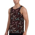 thumbnail image 2 of Picia Eiffel Tower Printed Men’s Performance Tank, Men's Workout Tank Top Moisture-Wicking Tank Top Muscle tee, Breathable Workout Shirt-XX-Large, 2 of 7