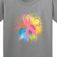 thumbnail image 4 of Inktastic Breast Cancer Awareness Ribbon Art Youth T-Shirt, 4 of 5