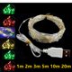 thumbnail image 2 of Guirnalda de luces LED de alambre plateado de cobre, USB, luces de hadas impermeables, decoración de fiesta de boda de Navidad, 1 M, 5 M, 20M, 2 of 4