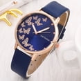 thumbnail image 3 of enjoywould 2Pcs/Set Women Watch Bracelet Set Quartz Watch Butterfly Decor Rhinestone Faux Pearl Exquisite Stainless Adjustable Faux Leather Strap Lady Wrist Jewelry, 3 of 5
