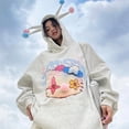 thumbnail image 4 of Sanrio-suéter de Hello Kitty con estampado de dibujos animados, sudaderas con capucha americana Y2K picante para chicas, moda Retro, abrigo de Hip Hop para parejas, regalo de Halloween, 4 of 4