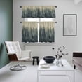 thumbnail image 4 of Dark Green Forest Kitchen Curtains Sets for Windows 24 Inch Length, Farmhouse Animals Rustic Rod Pocket Window Treatments Tier Curtains and Valances Set for Bedroom/Bathroom, 4 of 8
