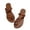 Brown, variant on Women Vintage Strap Toe Ring Sandals Summer Flats Comfort Lightweight Flip Flops Clip Slip on Slides Beach Sandal Brown Women Sandal