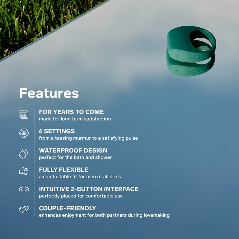 LELO Tor 2, Black - Premium Silicone Vibrating Couples Ring with 6 Patterns, Water Resistant, Rechargeable - Walmart.com LELO Tor 2, Black - Premium Silicone Vibrating Couples Ring with 6 Patterns, Water Resistant, Rechargeable - Walmart.com