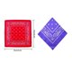 thumbnail image 5 of Advancent Moda Hip Hop algodón pañuelo cuadrado bufanda negro rojo Paisley diadema impresa para mujeres/hombres/niños/niñas sombreros Almacenamiento y organización del hogar violeta, 5 of 6