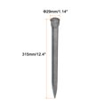 thumbnail image 2 of 2pcs Masonry Chisel for Rock 12.4 Inch Flat End High-Carbon Steel Rock Concrete Mortar Stone Chisel Brick Chisel, 2 of 5