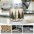 thumbnail image 6 of Yayeee Ashtray with Lid for Cigarette Smokeless Stainless Steel Home Ash Holder, Beige Christmas Trees, 6 of 7