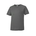 thumbnail image 3 of Sport Tek Boy's PosiCharge Competitor Cotton Touch Tee, Dark Smoke Grey, Large, 3 of 4