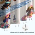 thumbnail image 6 of Dachshunds Tropical Beach Shower Curtain 36"x72" ,Bathroom Decorative Shower Curtains Set with 12 Hooks,Modern Waterproof Washable Shower Curtain, 6 of 6