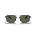 thumbnail image 2 of Ray-Ban Sunglasses for Men and Women, Polished Gunmetal with G-15 Lenses, Size 60, 2 of 6