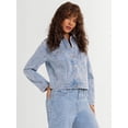 thumbnail image 3 of Jessica Simpson Women's Denim Trucker Jacket ,Sizes XS-XL, 3 of 5