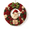 Fabric Poke Wreath-santa, variant on 3D Fabric Poke Wreath DIY Kit, Christmas Wreath DIY Kit for Adults, 3D Christmas Fabric Poke Art Craft Kit, Holiday Door Decor (Fabric Poke Wreath-tree)