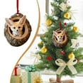 thumbnail image 4 of Fwttom Animal Christmas Tree Ornaments - Adorable Creatures 2D Flat Hanging Holiday Vacation Party Christmas Decorations, Lovely Gift for Family Friends, 4 of 5