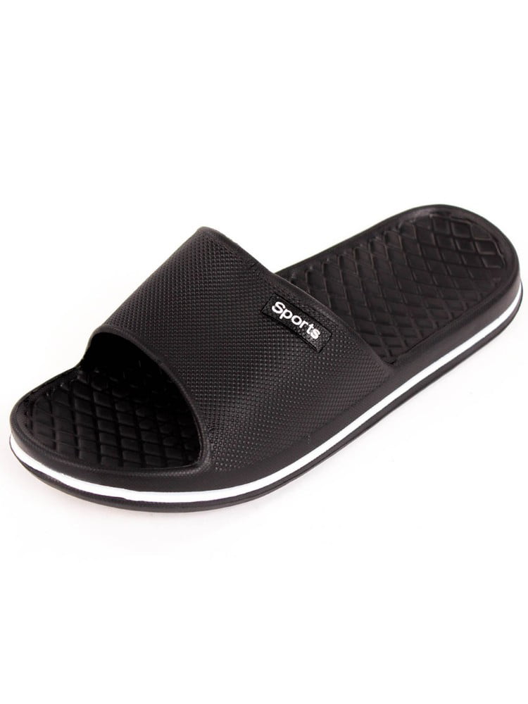 SLM - SLM Men's Slip On Sport Slide Sandals - Walmart.com - Walmart.com