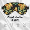 thumbnail image 3 of Naloa Sunflowers And Bird Print Sleep Mask for Sleeper, Light Blocking Sleeping Eye Mask for Women Men, Eye Shade with Adjustable Strap for Travel, Nap,Meditation, 3 of 7