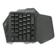 thumbnail image 1 of Gaming Keyboard,One Handed Gaming Keyboard One Handed Gaming Keyboard Single Hand Keyboard Remarkable Clarity, 1 of 14