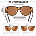 thumbnail image 4 of Gafas de Sol URUMQI Polarizadas UV400 de Mujer para Usar Sobre Anteojos, 4 of 8