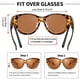 thumbnail image 4 of Gafas de Sol URUMQI Polarizadas UV400 de Mujer para Usar Sobre Anteojos, 4 of 8