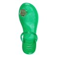 thumbnail image 3 of INC Womens Green Jelly Toe Ring Pineapple Detail Embellished Strappy Loren Round Toe Slip On Sandals Shoes 5 M, 3 of 4