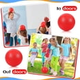 thumbnail image 3 of Playground Balls Bulk - 8.5 Inch (4-Pack) Red Rubber Kickball Bouncy Inflatable Balls For Kids & Adults W/air Pump, Indoor & Outdoor Games, Kickballs, Dodgeball, Four Square, Dodge Ball, Handball, 3 of 8