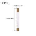 thumbnail image 2 of Madera Cera Relleno Palo, 2uds Madera Reparación Cera Relleno Palo Retoque Cera Pintura Bolígrafos para Rasguños Agujeros Piso Laminado Puerta Mesas, Oscuro Desierto Marrón Unique Bargains relleno de madera, 2 of 5