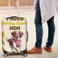 thumbnail image 4 of Proud Brittany Spaniel Mom Happy Mother's Day with Love Travel Luggage Cover Brittany Dog Lover Gifts Idea Suitcase Dust Protective Decor - 02003, 4 of 5