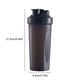 thumbnail image 2 of Botella mezcladora de 600 ML Wdftyju taza mezcladora de proteínas duradera a prueba de fugas, 2 of 9