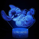 thumbnail image 3 of Disney Stitch-Luz Led de noche de dibujos animados para niños, lámpara 3D acrílica, decoración de dormitorio, lámpara de Lava de mesa, regalos de cumpleaños, 3 of 5