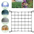 thumbnail image 3 of Guardoinrt Filet pour Plantes 120*120 cm Hauteur Réglable Polyester Support pour Plantes Grimpantes, 3 of 6
