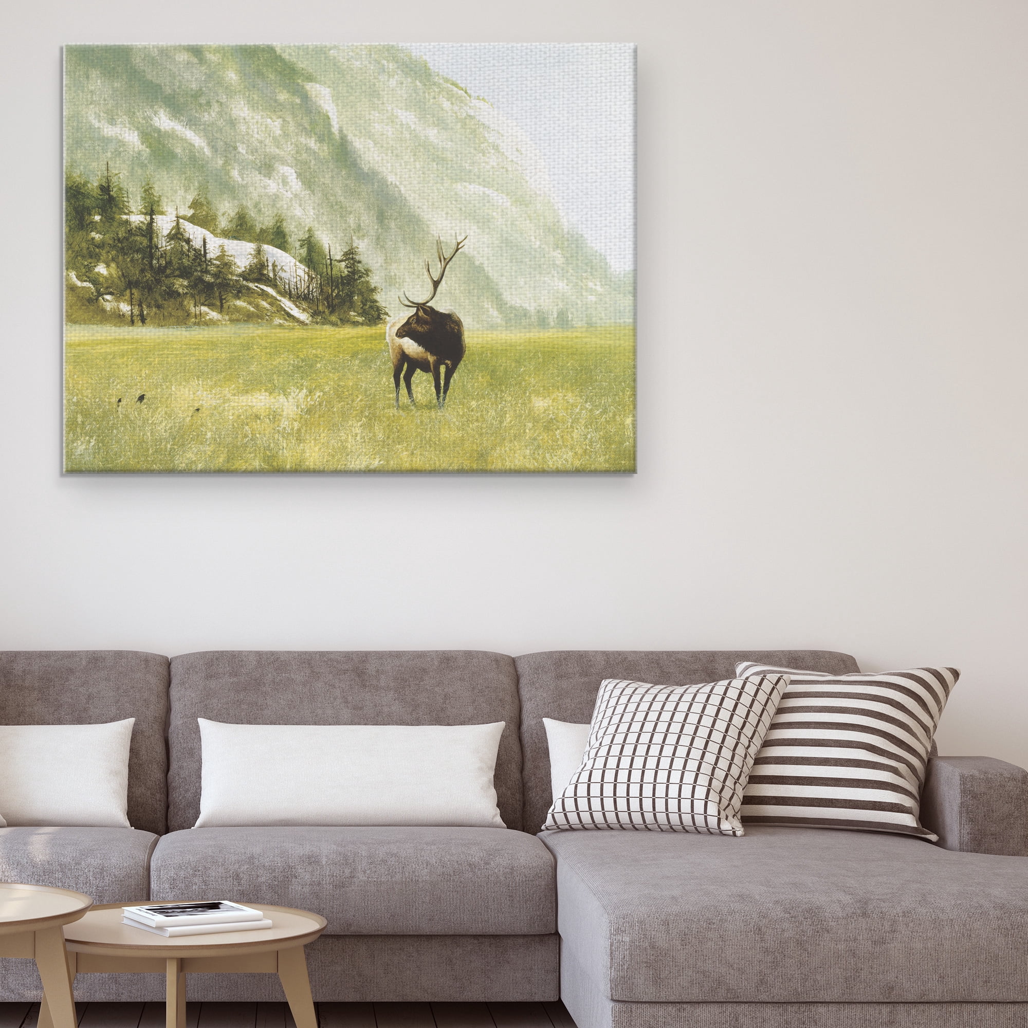 Masterpiece Art Gallery Morning Call Of An Elk By Noah Bay Canvas Art Print 30" x 40"