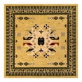 thumbnail image 3 of Unique Loom Taftan Collection Area Rug - Oasis (7' 10" Square Cream/Light Blue), 3 of 7