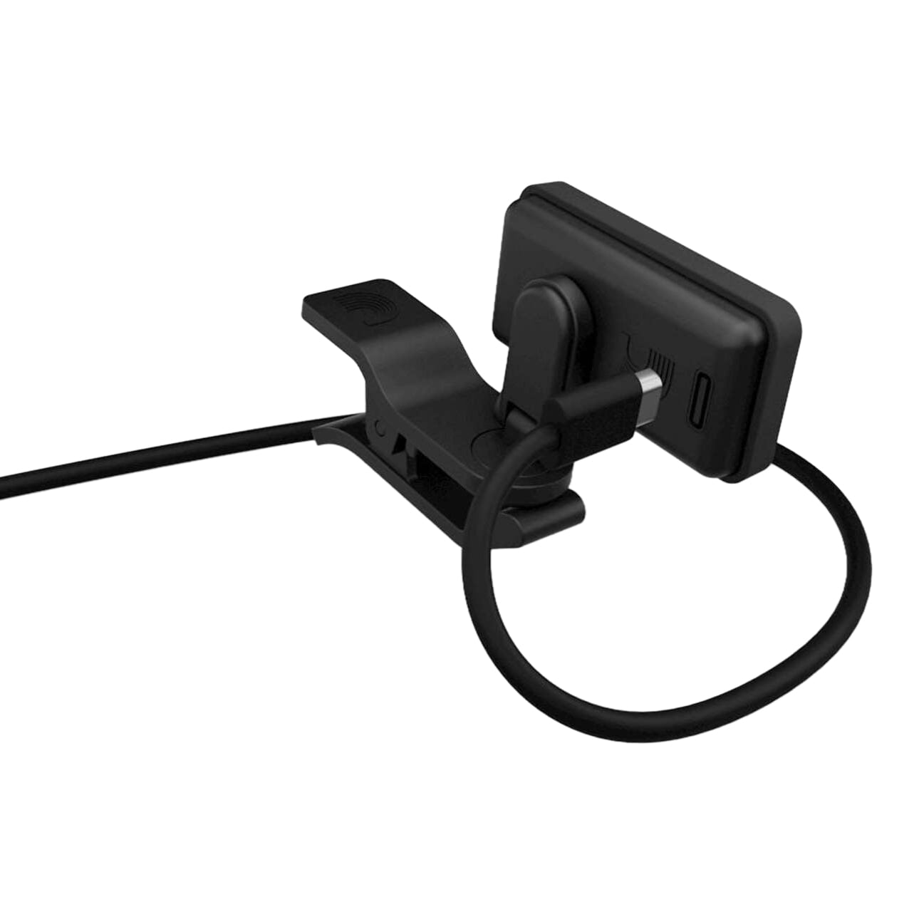 D'Addario Eclipse Headstock Rechargeable Tuner with Multi-Swivel Action, LCD Display and Auto Power-Off for Guitars and Ukulele