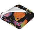 thumbnail image 5 of Space Planet Throw Blanket Solar System Print Throw Blankets Gifts for Couch Sofa Bed Stuff Decor Soft Cozy Fleece Plush Warm Flannel Bedding for Lover Boys Girls 40"x50", 5 of 7