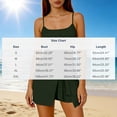 thumbnail image 4 of Frostluinai Womens Summer Spaghetti Strap Dress Tie Waist Romper Skorts Bodycon Beach Vacation Mini Dresses Built in Shorts, 4 of 10