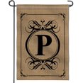thumbnail image 1 of Anley Classic Monogram Letter P Garden Flag, Double Sided Family Last Name Initial Yard Flags - Personalized Welcome Home Decor - Weather Proof & Double Stitched - 18 x 12.5 Inch, 1 of 4