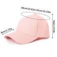 thumbnail image 2 of gcong Oversized Structured Baseball Cap For Big Head And High Profile Unisex Adjustable Dad Hat Black, 2 of 3