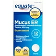 thumbnail image 2 of Equate Mucus ER Expectorant Extended Release Tablets, 600 mg, 20 Count, 2 of 3