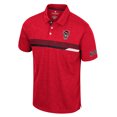 thumbnail image 2 of Men's Colosseum  Red NC State Wolfpack No Problemo Polo, 2 of 3