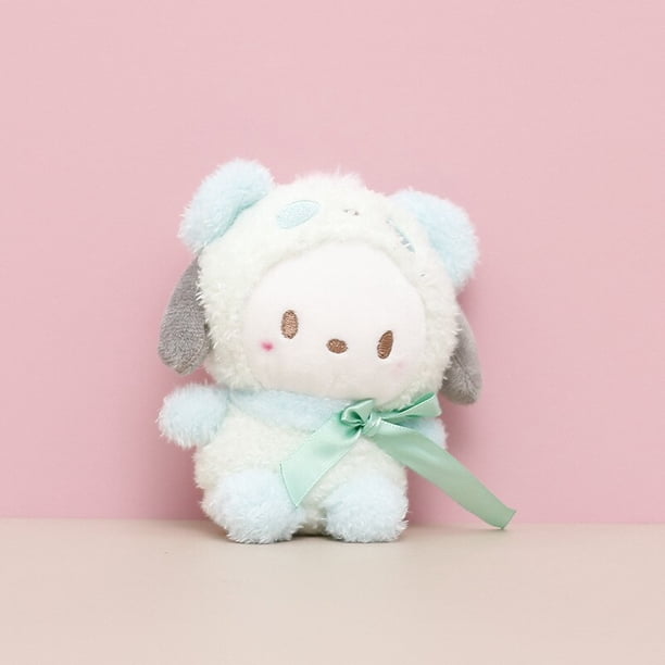 Sanrio10cm-16cm Kuromi-muñeco de peluche con diseño de Cinnamoroll, muñeco de felpa con diseño Kawaii, colección de colgantes para niños, regalo de Festival para niñas