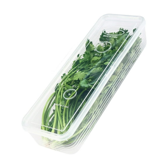 Grade Long Rectangular Storage Box Seal Plastic Container For Kitchen Pantries And Fridge Organization